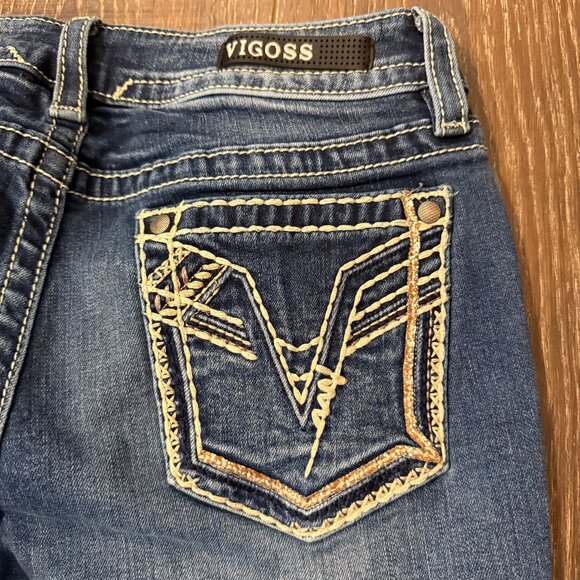 Vigoss Heritage Fit Bootcut Jeans – Size 8 - Picture 9 of 16